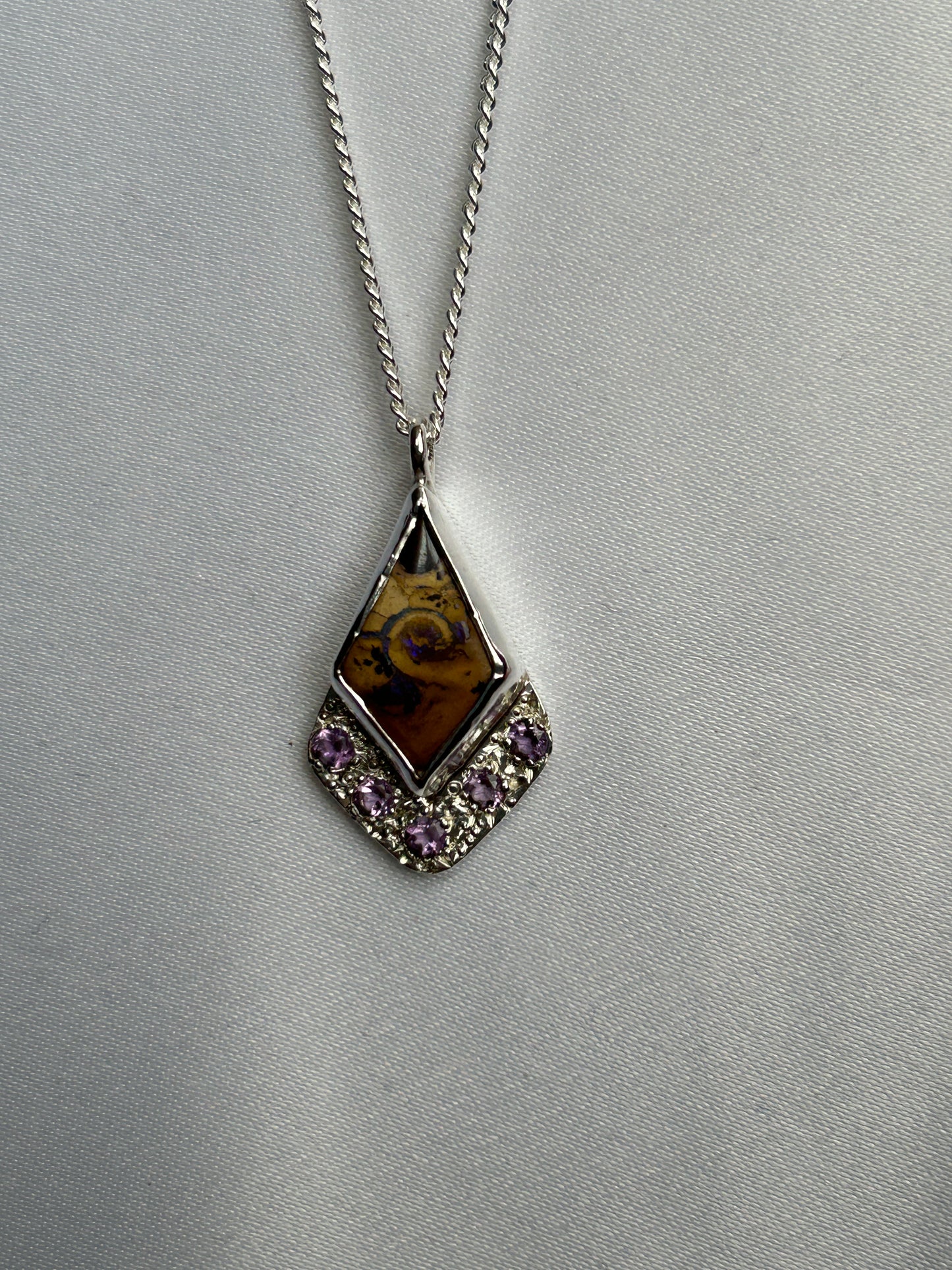 Purple picture pendant