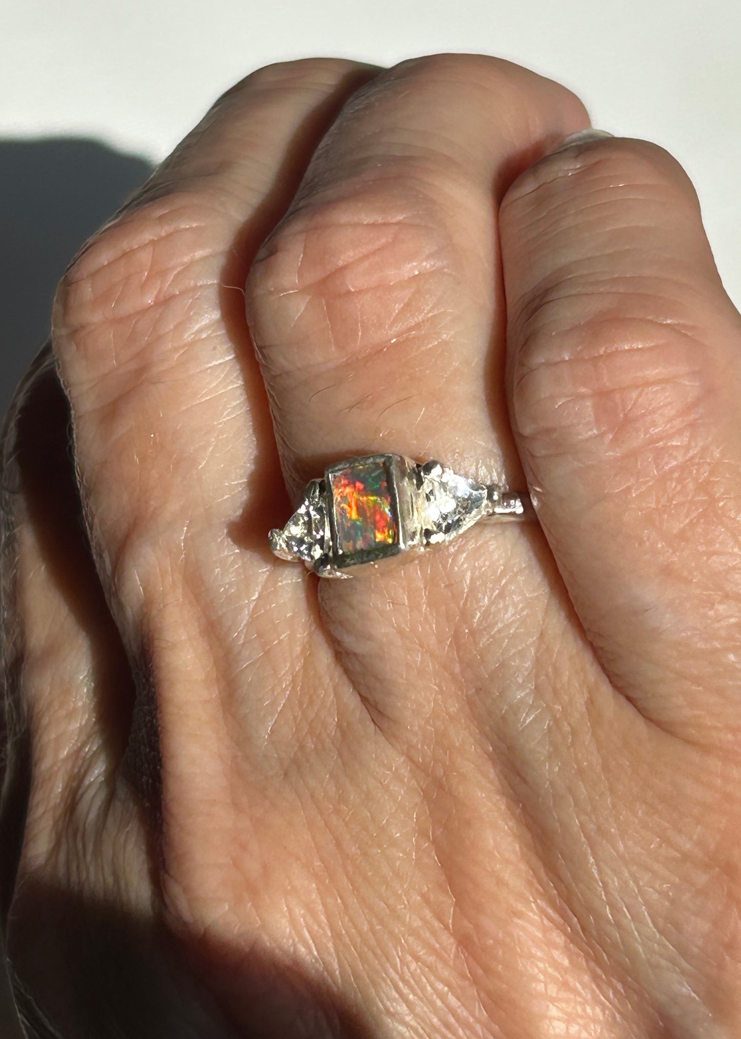 Square trilogy ring