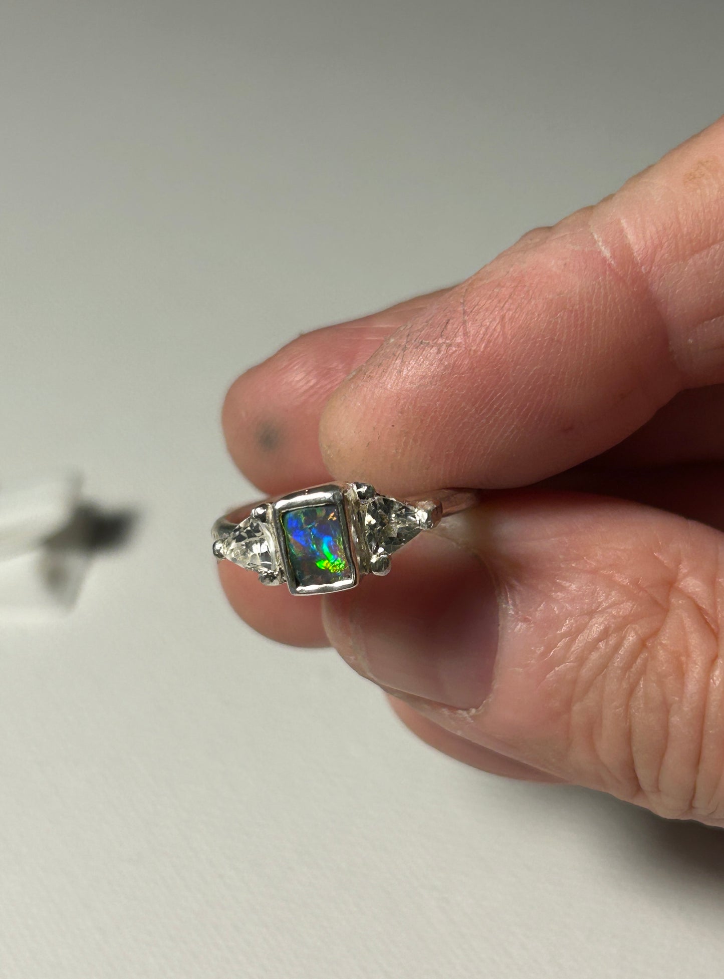 Square trilogy ring