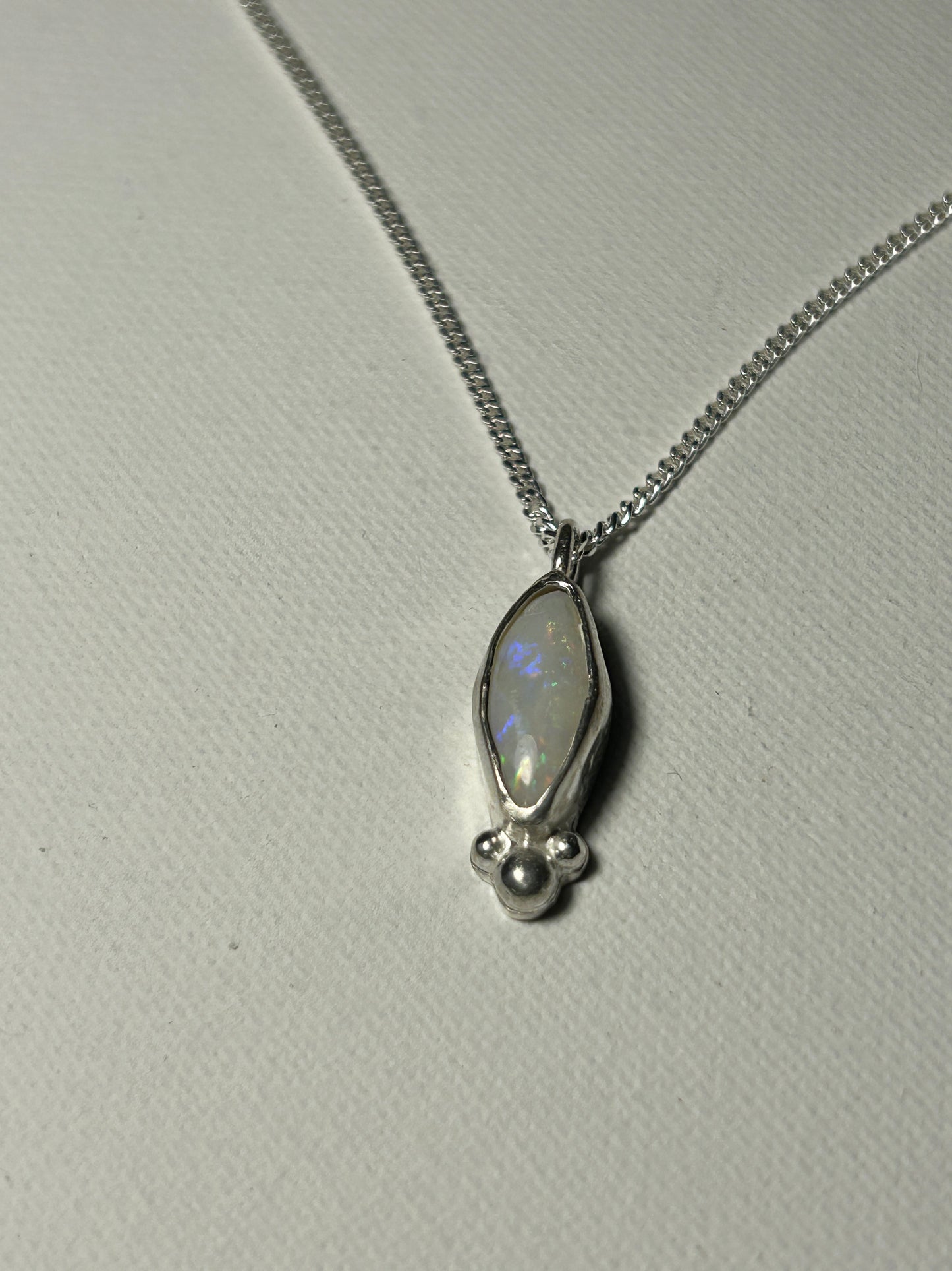 White drop pendant