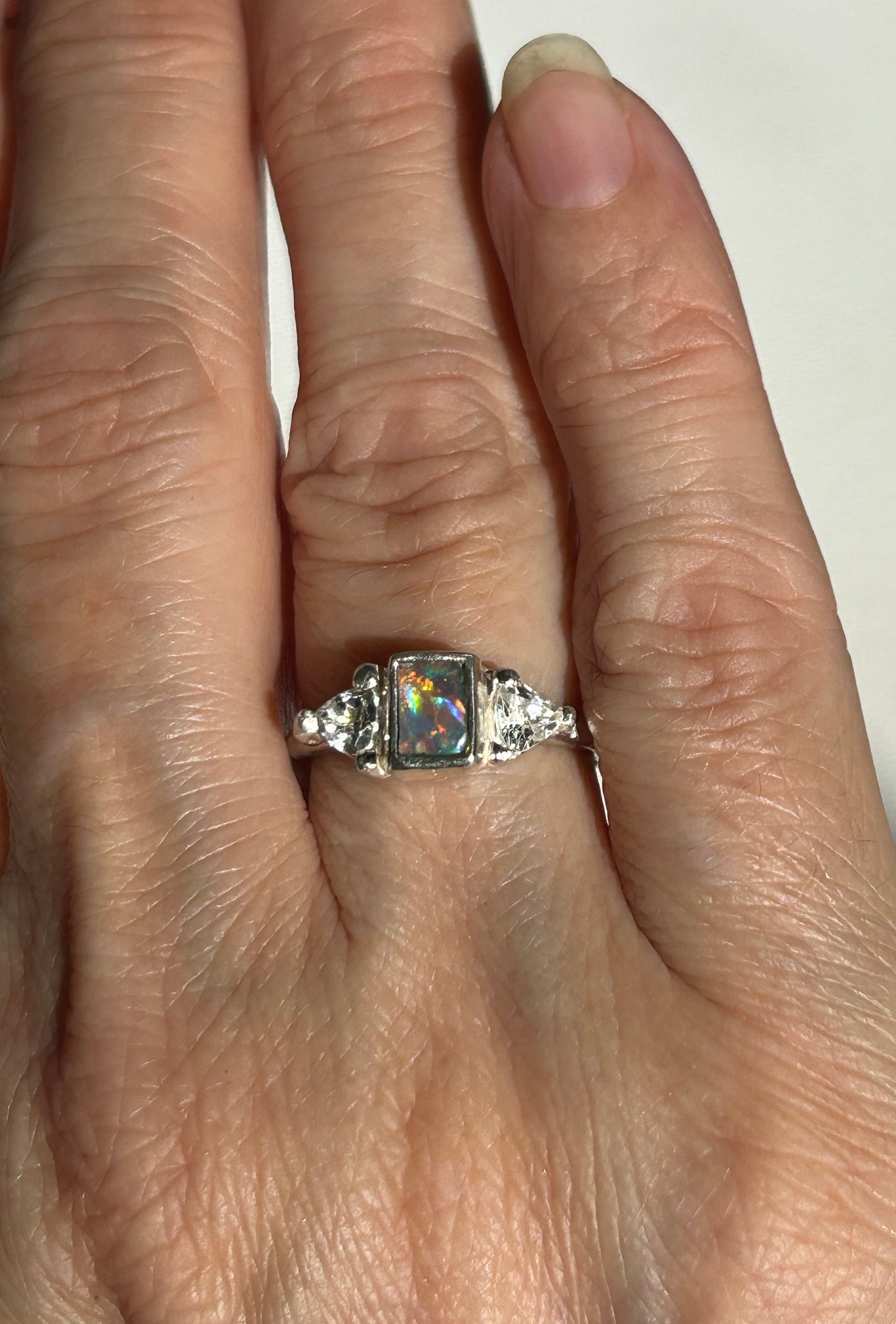 Square trilogy ring