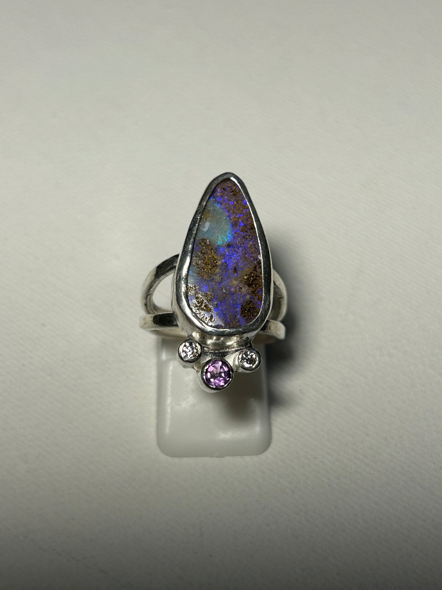 Purple passion crown ring