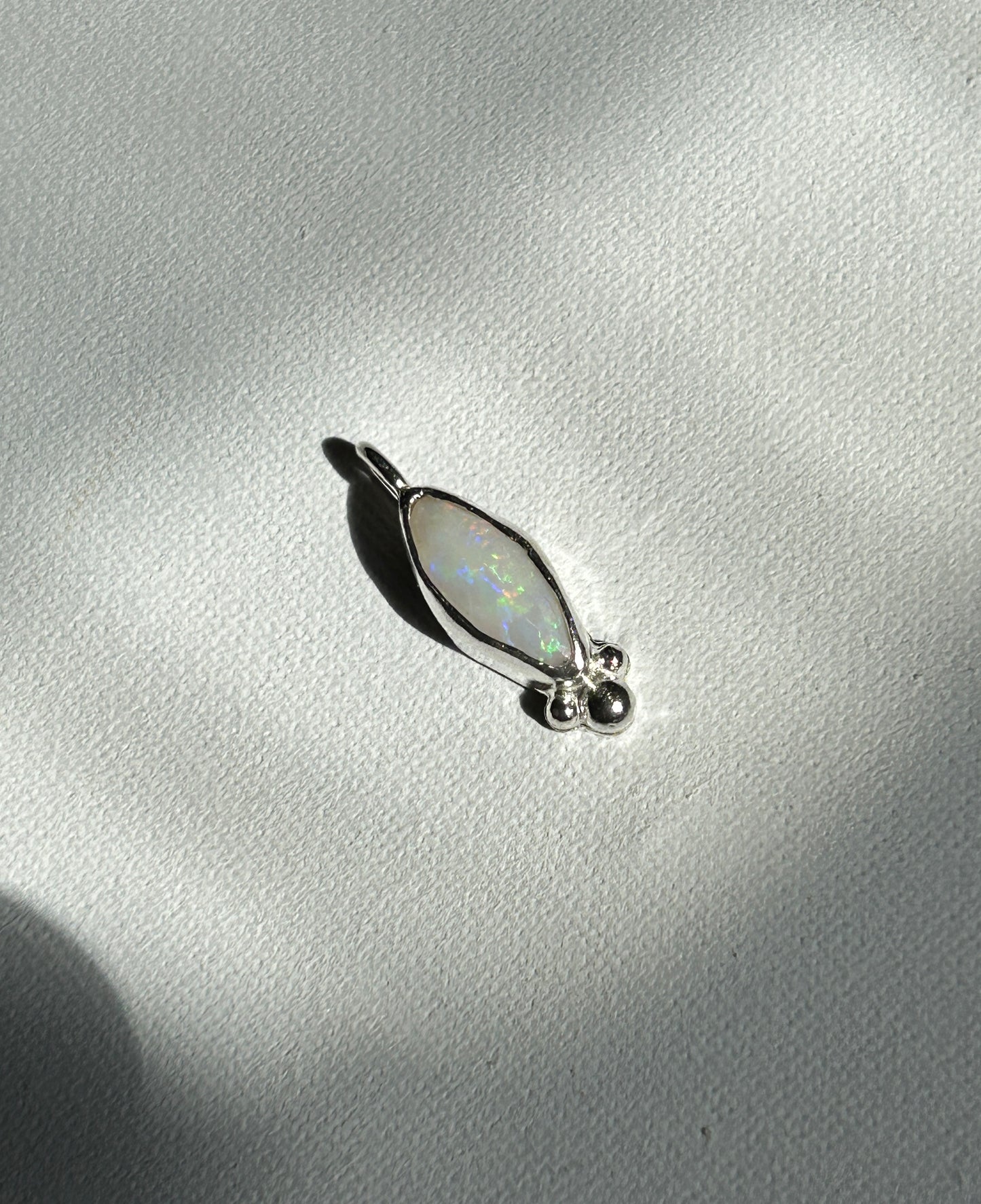 White drop pendant
