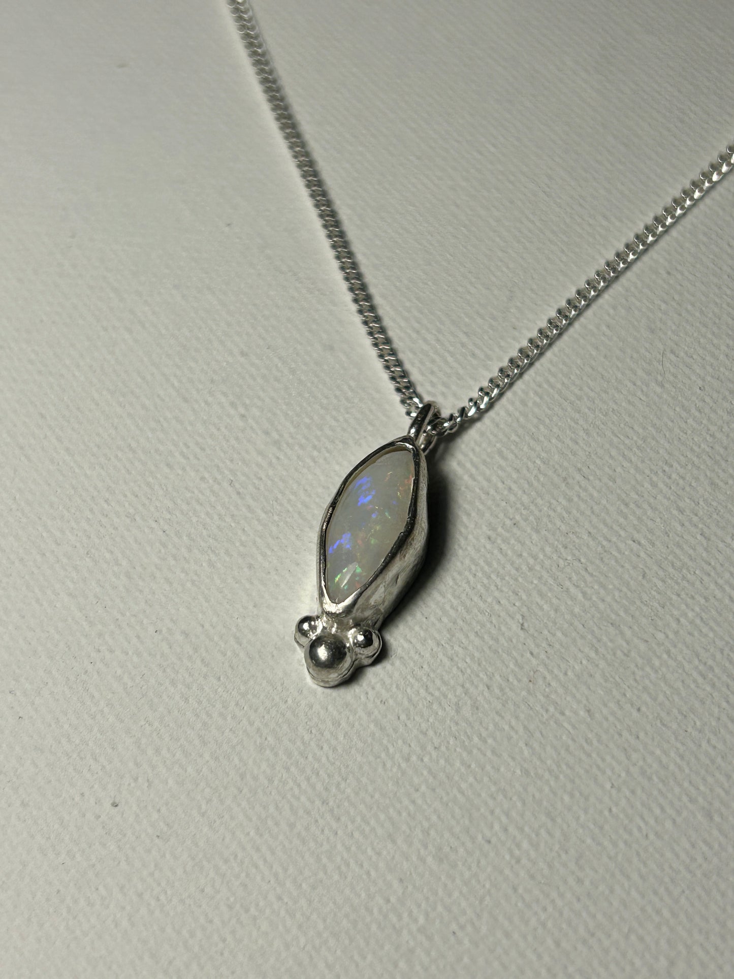 White drop pendant