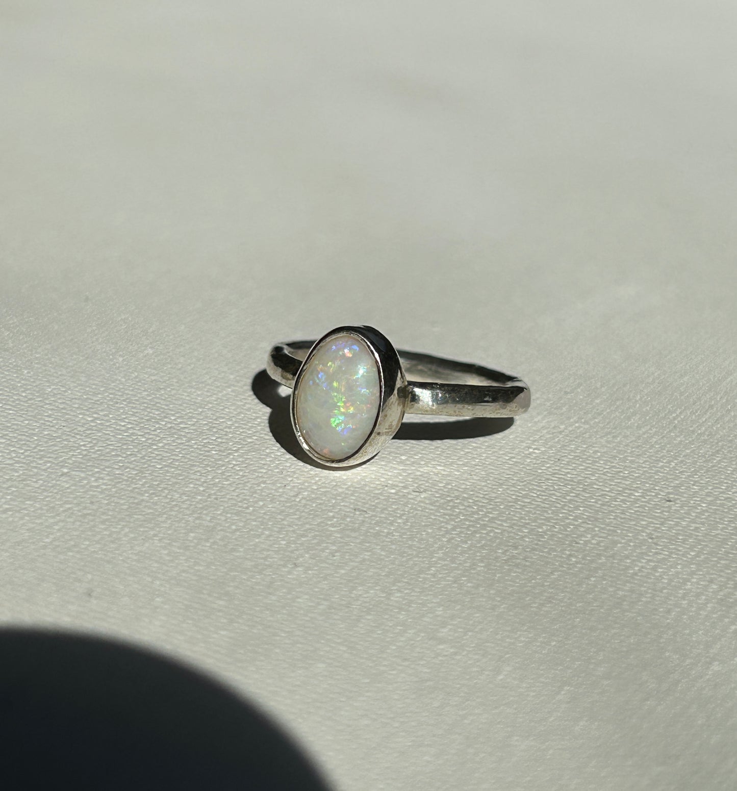 Coober Pedy opal ring