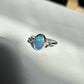 Blue sparkle trilogy Ring