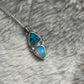 Double Crystal Opal pendant