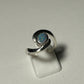 Blue swirl ring