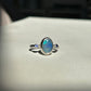 Blue sparkle trilogy Ring