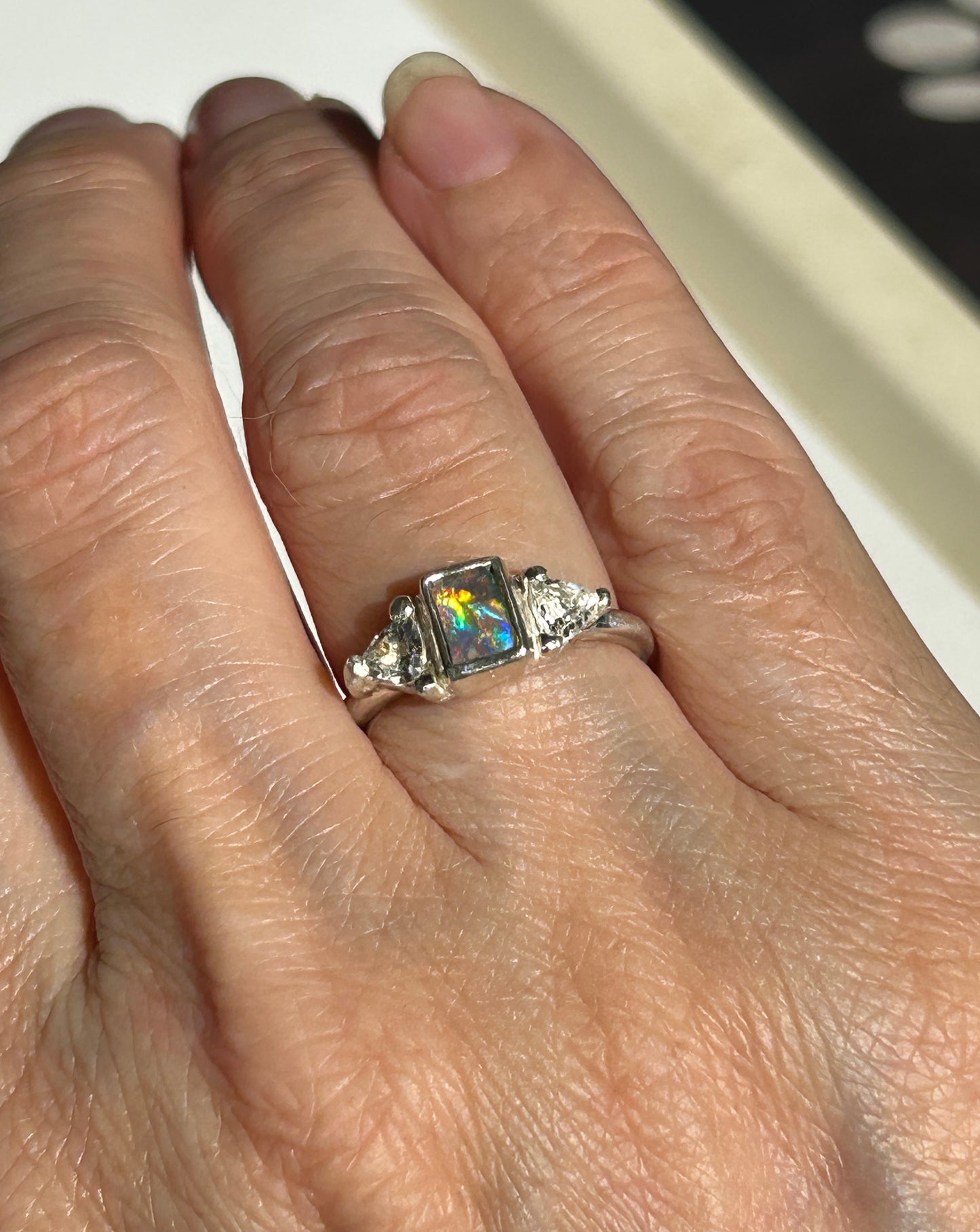 Square trilogy ring