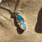 Double Crystal Opal pendant