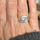Green swirl ring