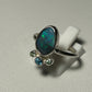 Stormy Night Opal Ring