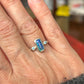 Blue trilogy ring