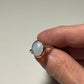 Crystal opal ring