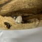Teardrop solid opal ring