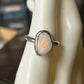 Australian solid opal ring