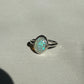 Crystal opal ring