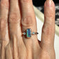 Blue trilogy ring