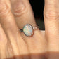 Warm Coober Pedy opal ring