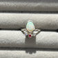 Glitter crown ring