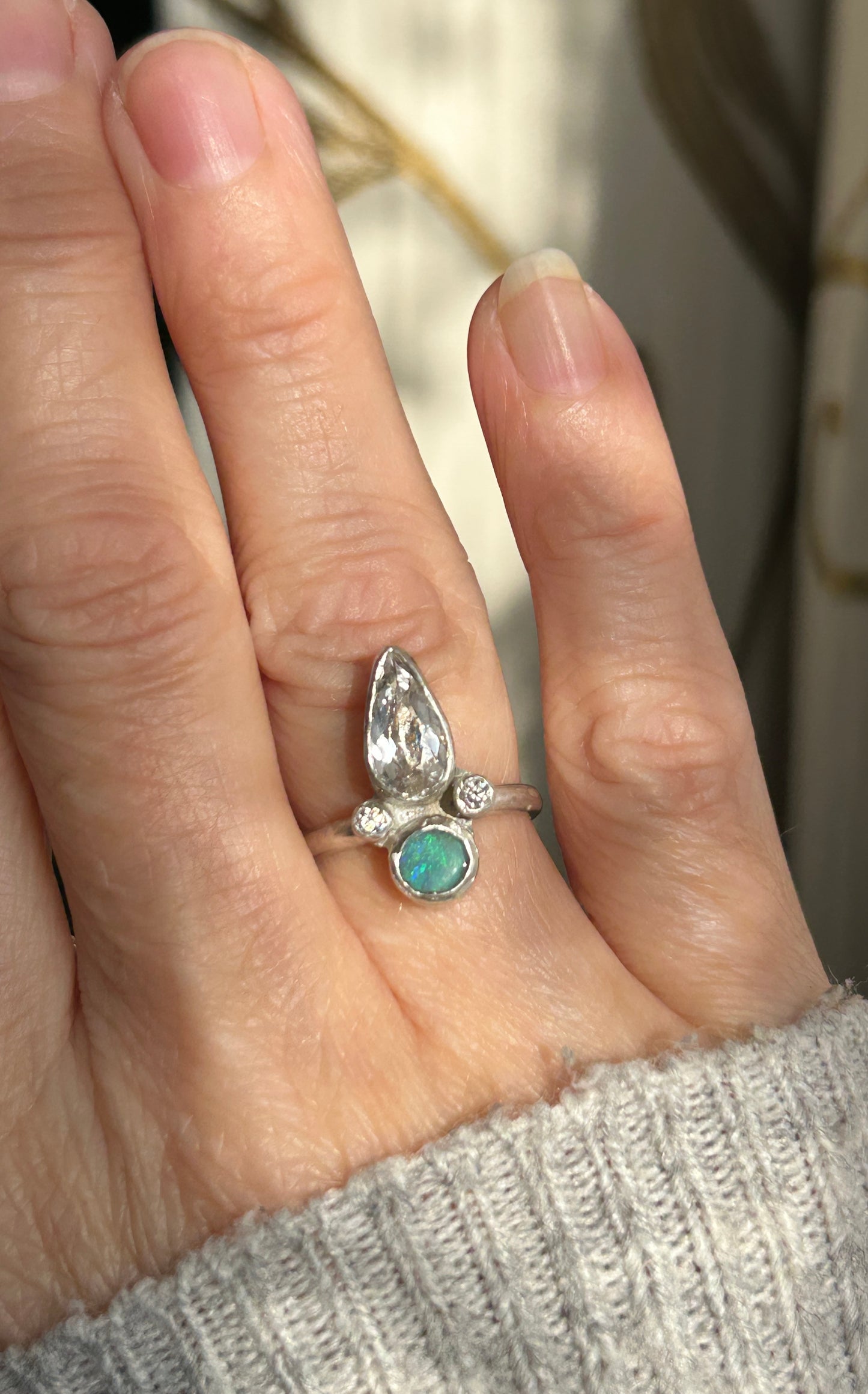 Morganite Eva ring
