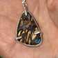 Australian Queensland boulder opal pendant