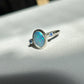 Blue sparkle trilogy Ring