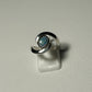 Blue swirl ring