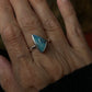 Blue Triangle Ring