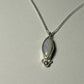 White drop pendant