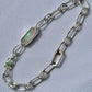 Green opal and Tsavorite bracelet.