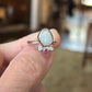 Glitter crown ring
