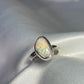 Australian solid opal ring