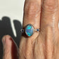 Blue sparkle trilogy Ring