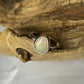 Teardrop solid opal ring