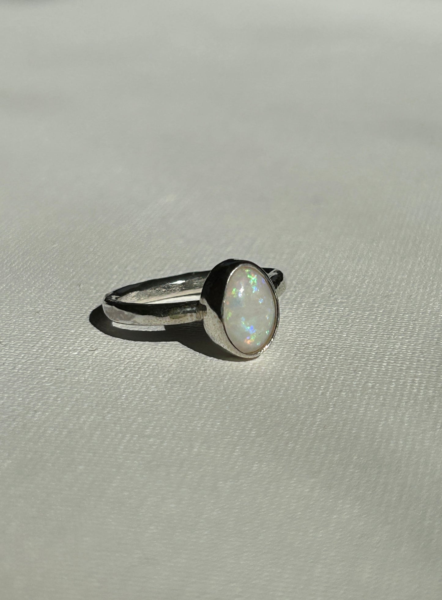 Coober Pedy opal ring