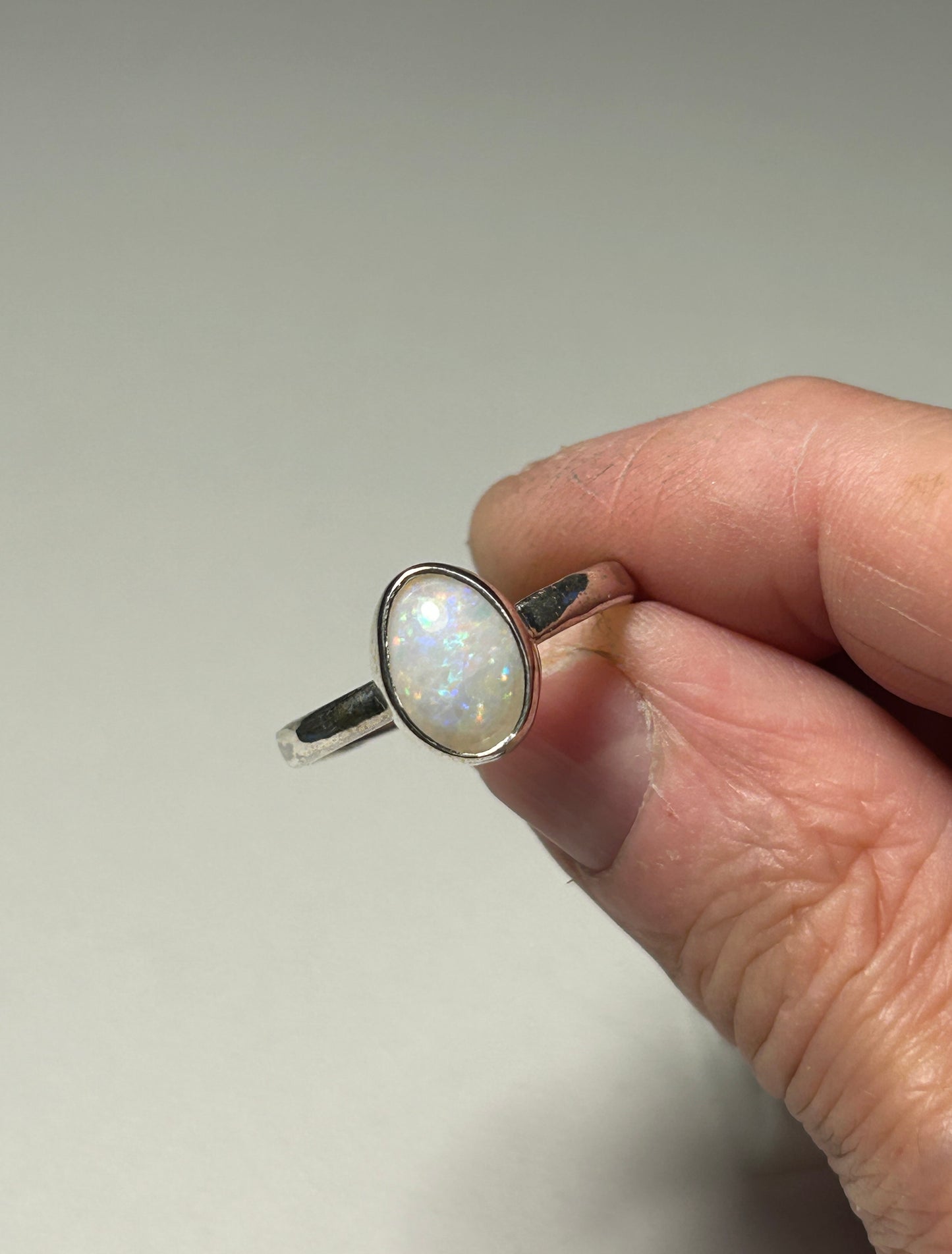 Coober Pedy opal ring
