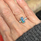 Blue trilogy ring