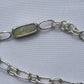 Green opal and Tsavorite bracelet.