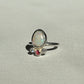 Glitter crown ring