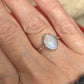 Crystal opal ring