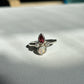 Tourmaline and opal Eva ring