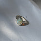 Crystal opal ring