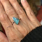 Blue Triangle Ring