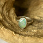Solid crystal opal ring