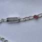 Boulder opal and Tourmaline bracelet