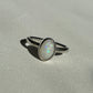 Coober Pedy opal ring