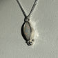 White drop pendant