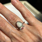 Glitter crown ring